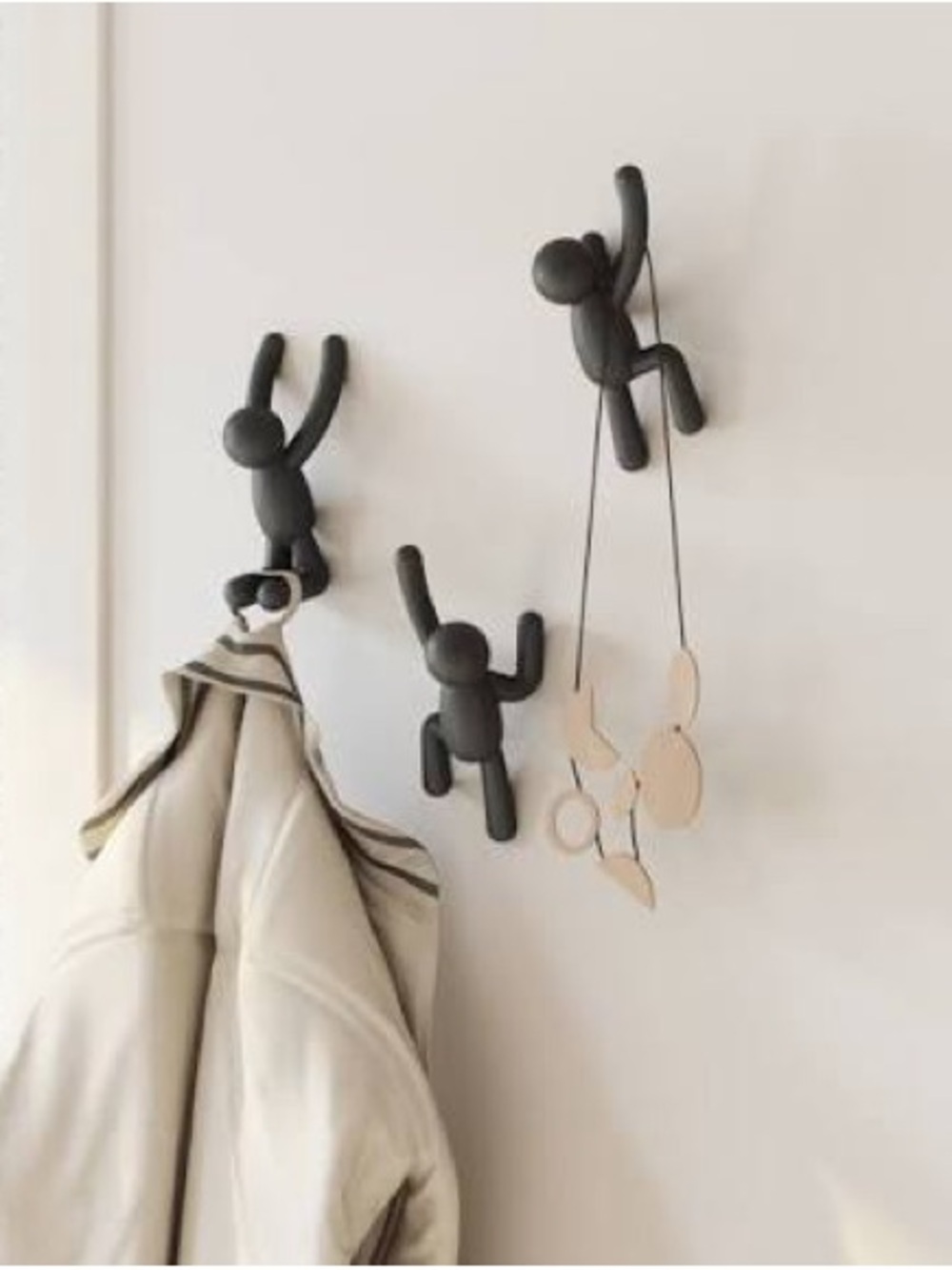 Grey Climbing Figurine Wall Hooks Set - Umbra